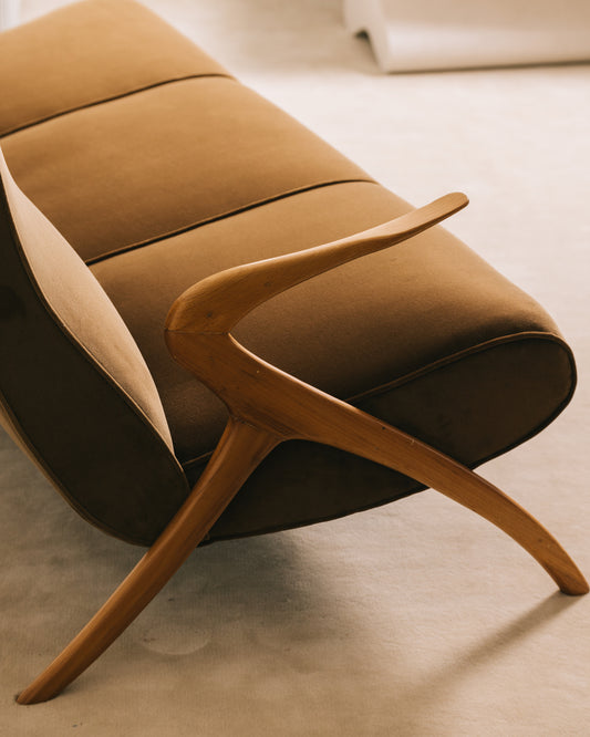 Sculptural Sofa, Malatesta & Mason, circa 1960s