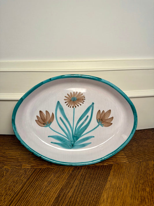 Ovale ceramic dish, Robert Picault, circa 1950