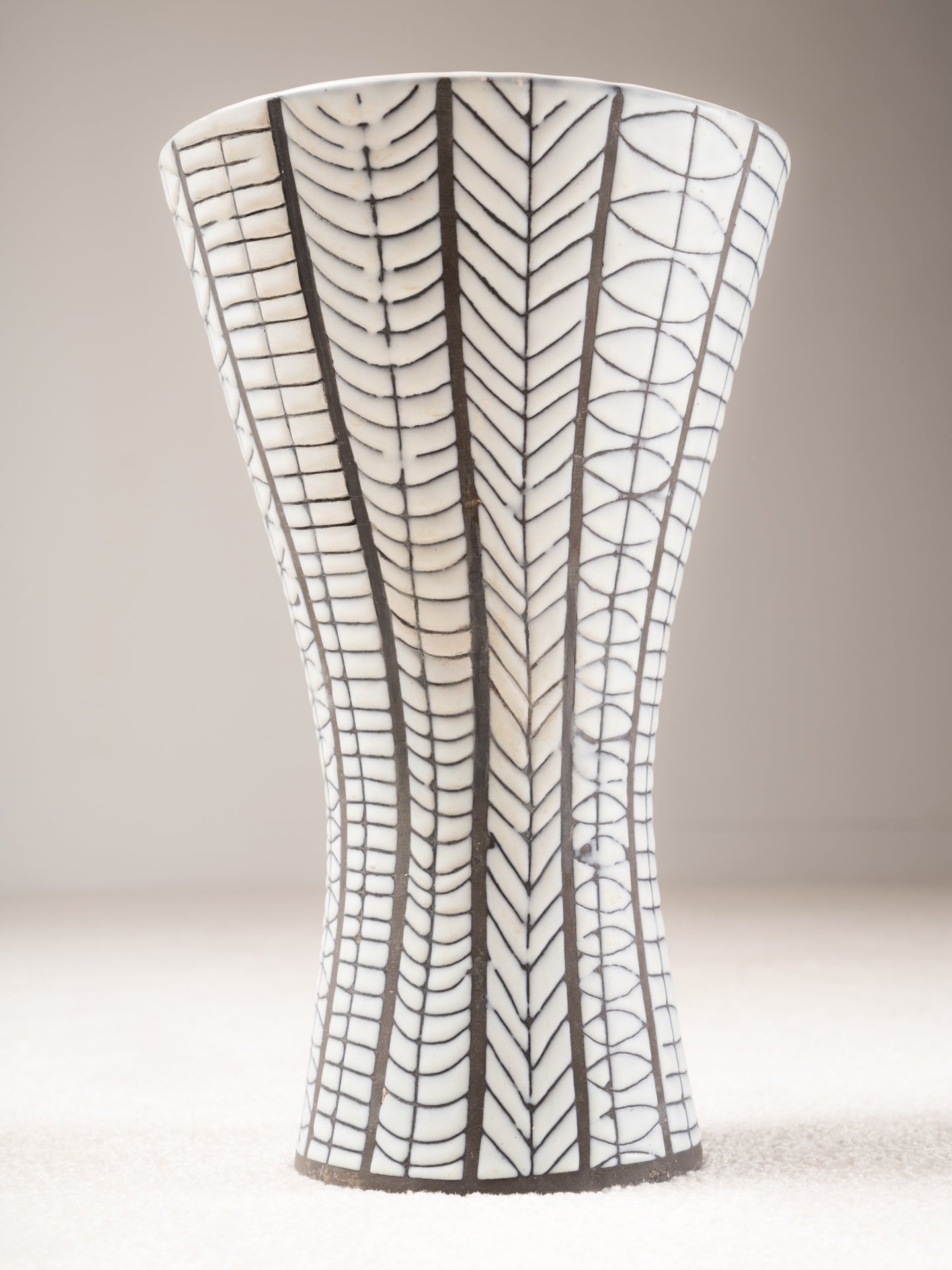 Roger Capron, Ceramic Vase, Vallauris, circa 1960s