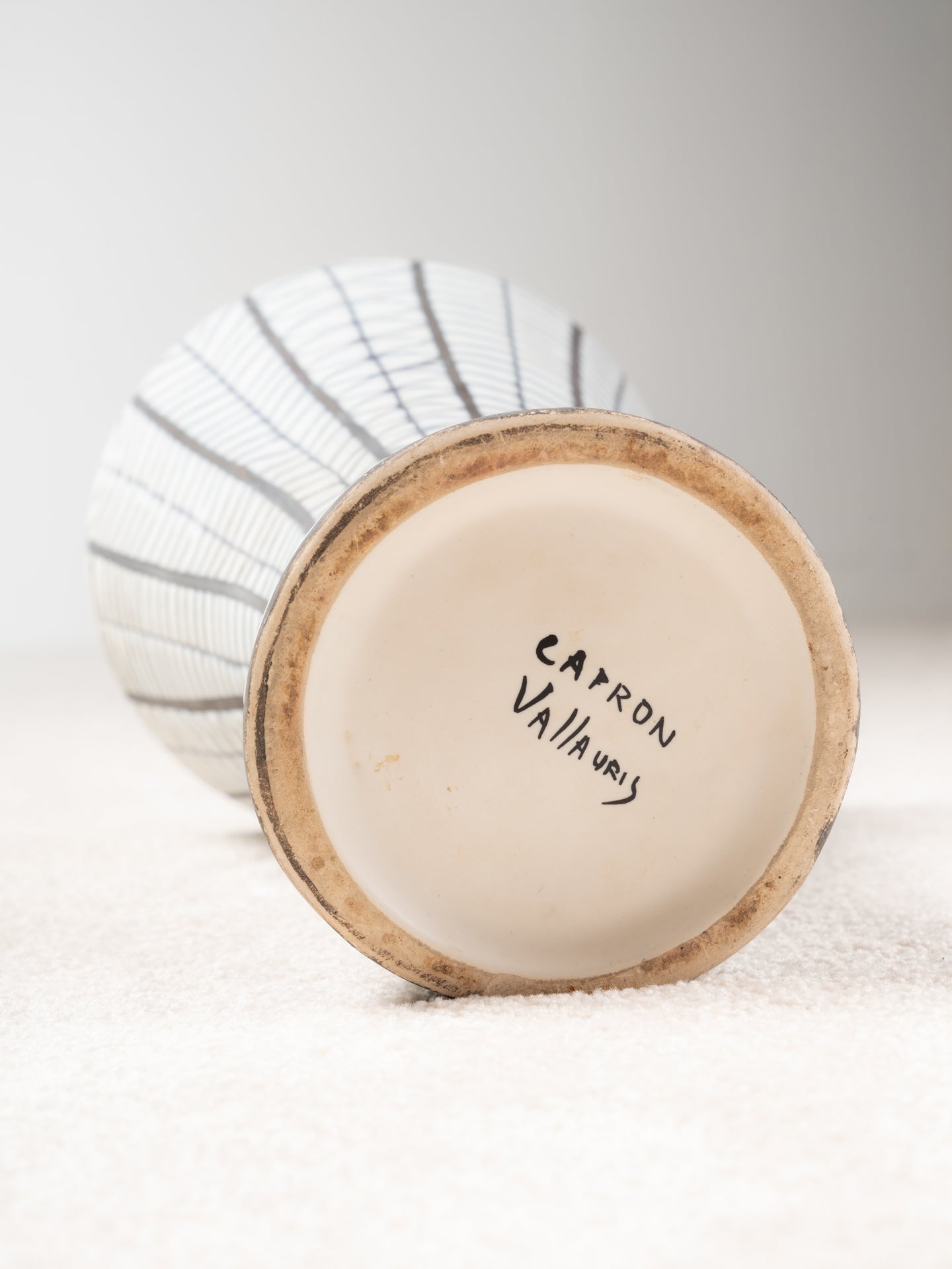 Roger Capron, Ceramic Vase, Vallauris, circa 1960s