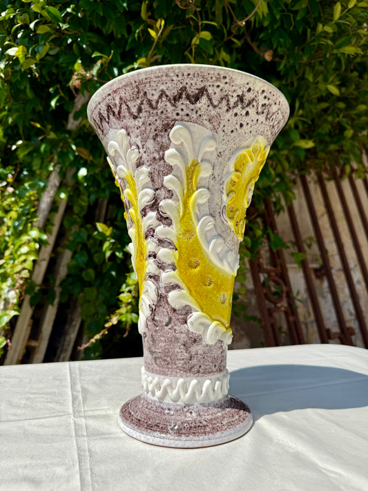 Mid-Century Glazed Ceramic Vase, France, 1950s