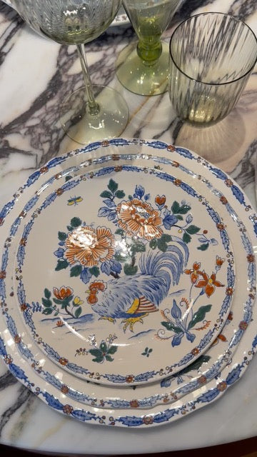 Large French Porcelain Set - Service au Coq