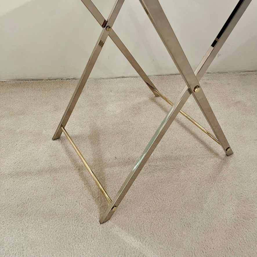 Pair of Folding Side Tables, Maison Jansen, circa 1970s