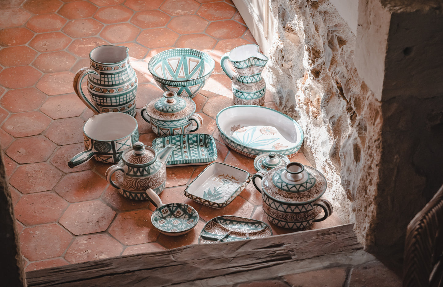 Ovale ceramic dish, Robert Picault, circa 1950