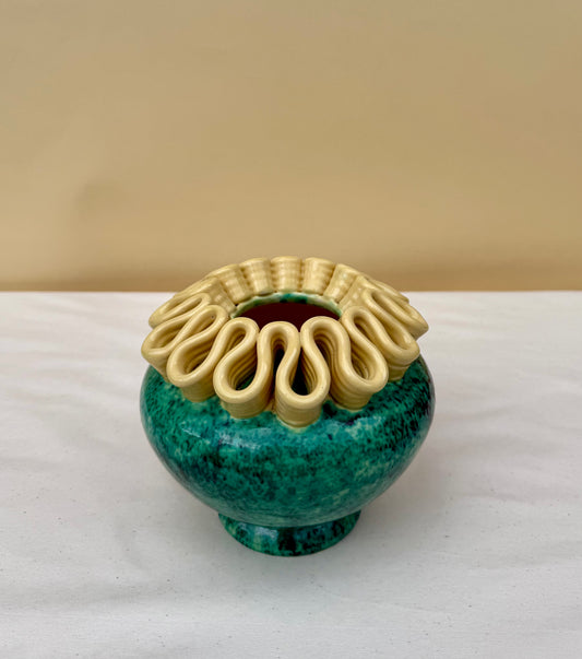 Ceramic Vase, Sainte Radegonde, circa 1940