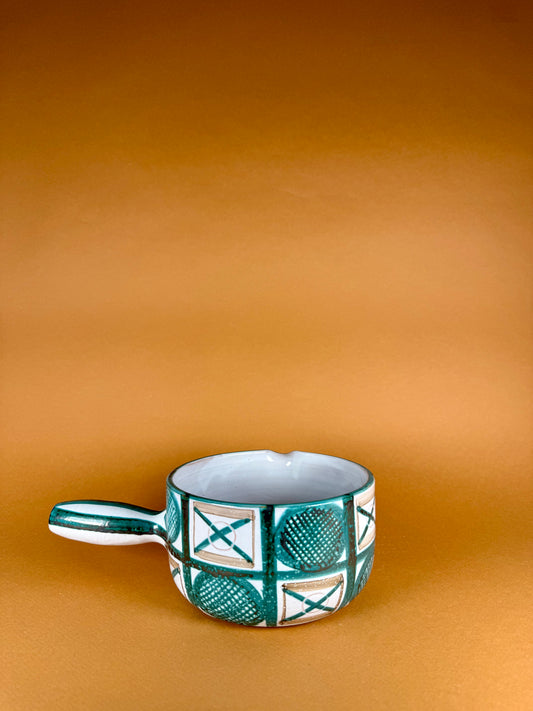 Set of two ceramic casserole dishes, Robert Picault, circa 1950