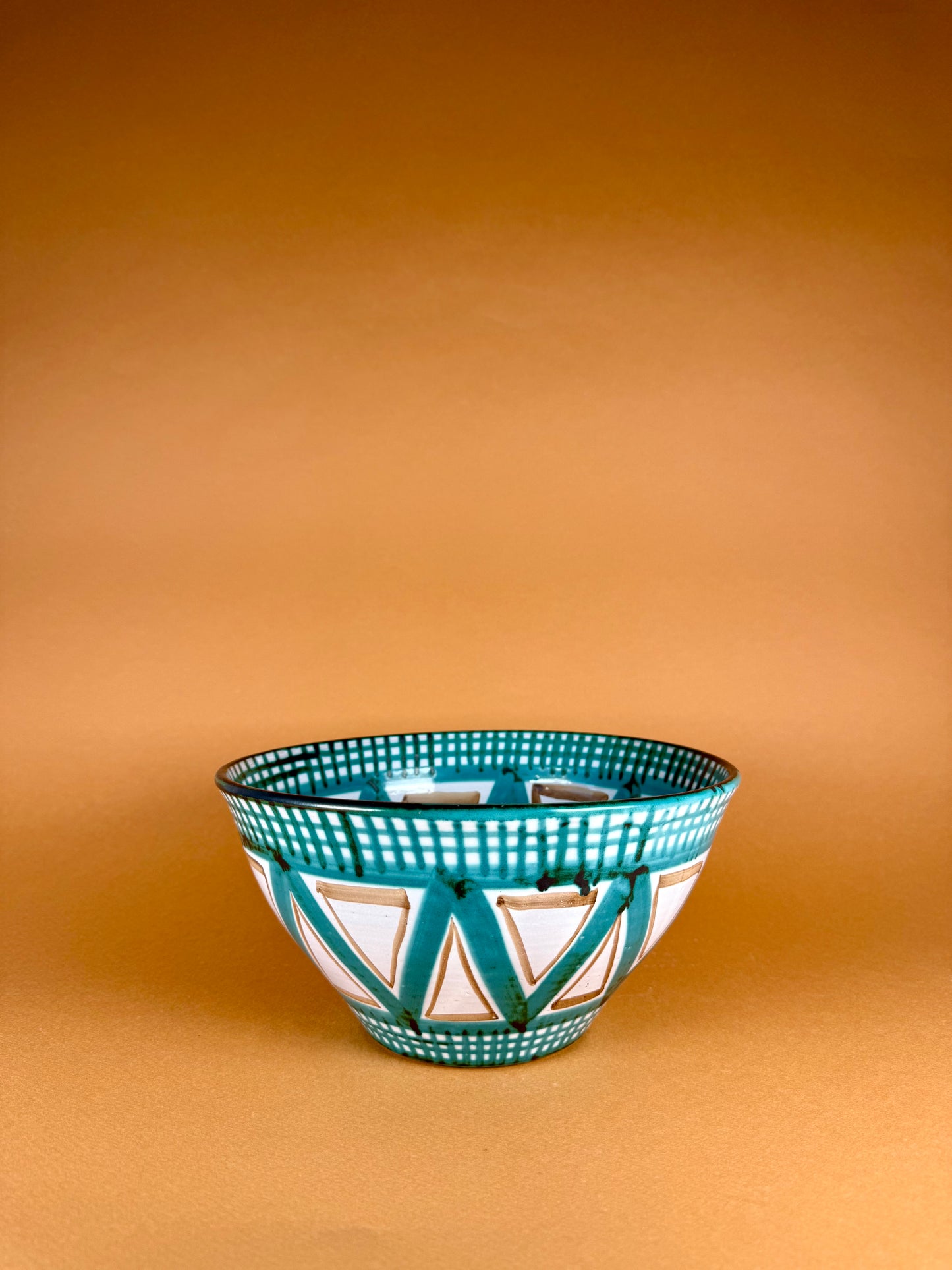 Ceramic Set: bowl and a round dish, Robert Picault, circa 1950