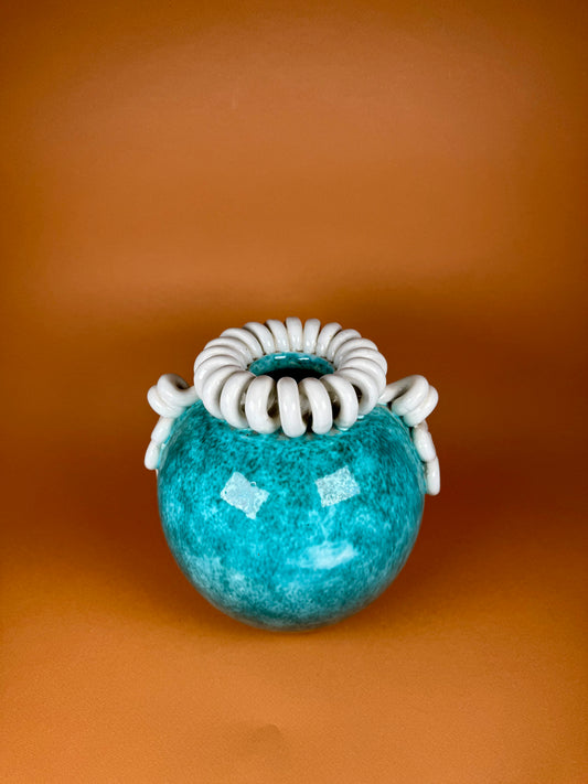 Pair of ceramic vases, Sainte Radegonde, circa 1940