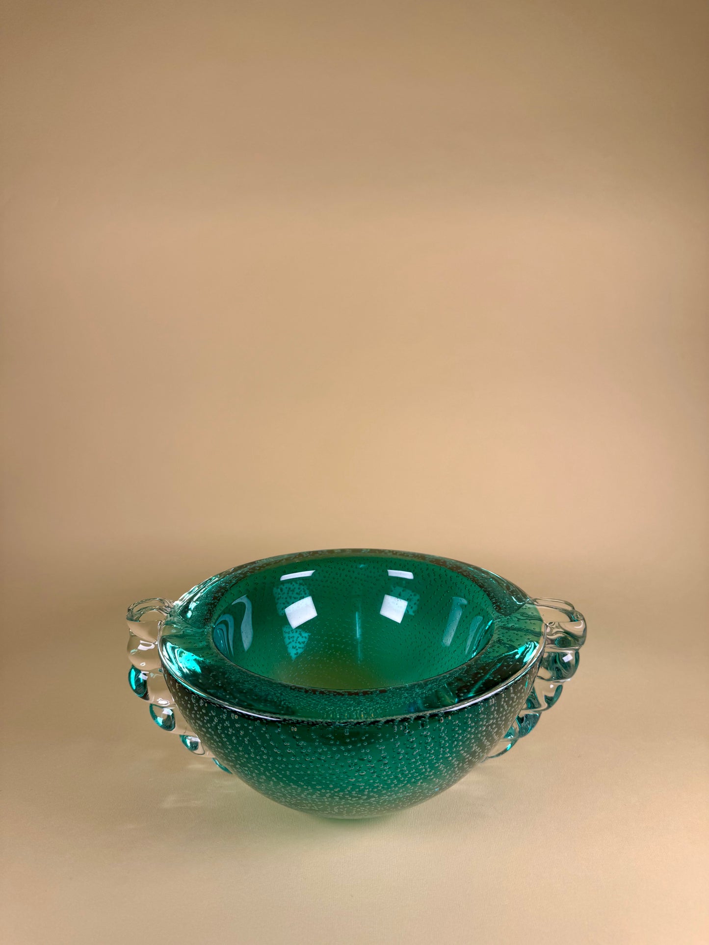 Murano Glass Centerpiece Bowl, Italy, circa 1950