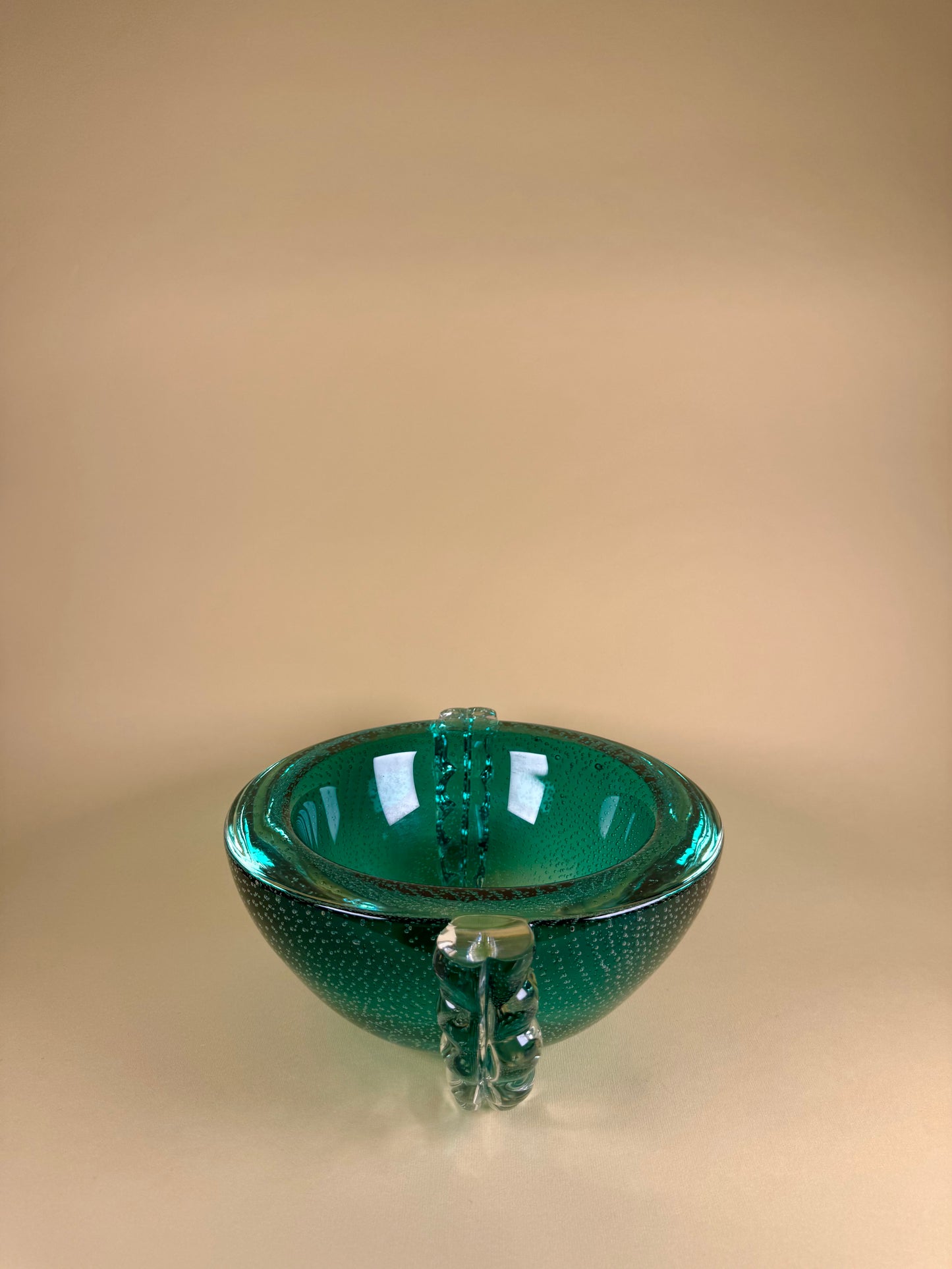 Murano Glass Centerpiece Bowl, Italy, circa 1950