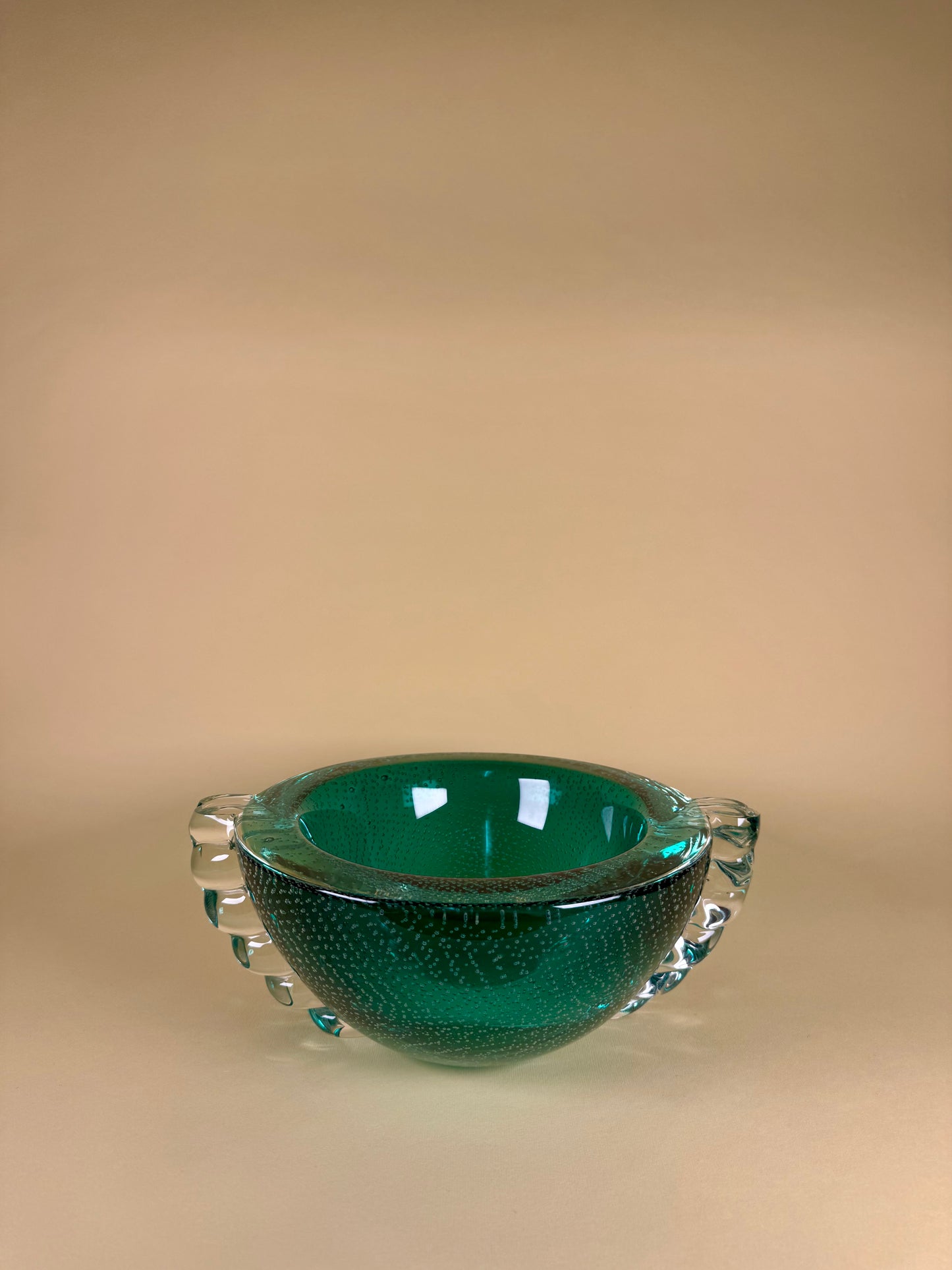 Murano Glass Centerpiece Bowl, Italy, circa 1950