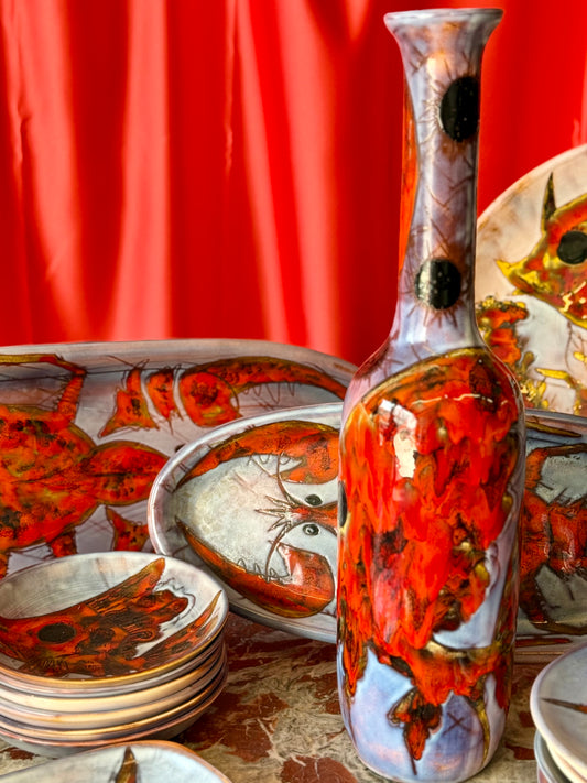 Monumental Ceramic Vase by Monique Brunner, circa 1950s