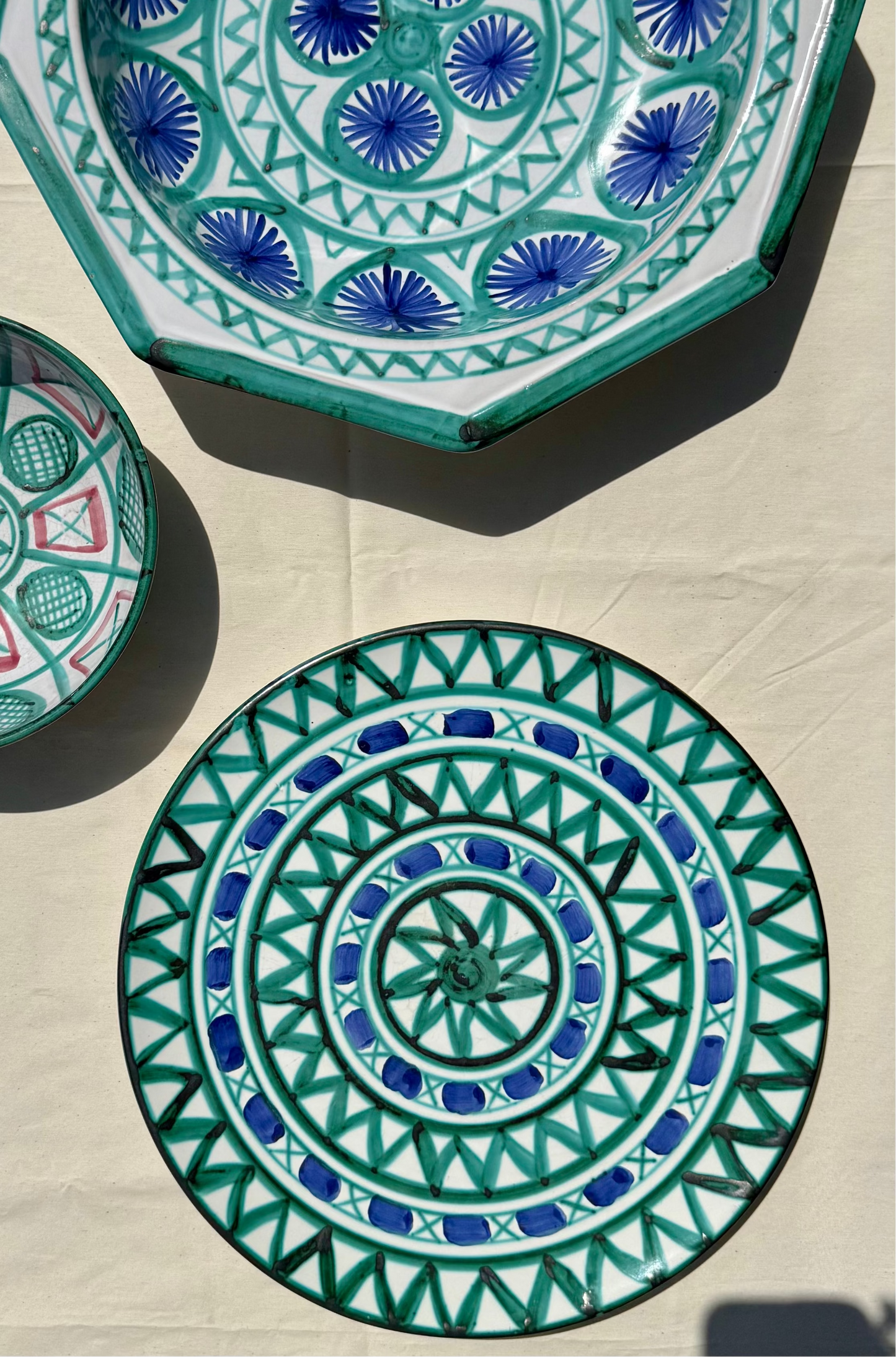 Robert Picault Round Ceramic Plate, France, circa 1950