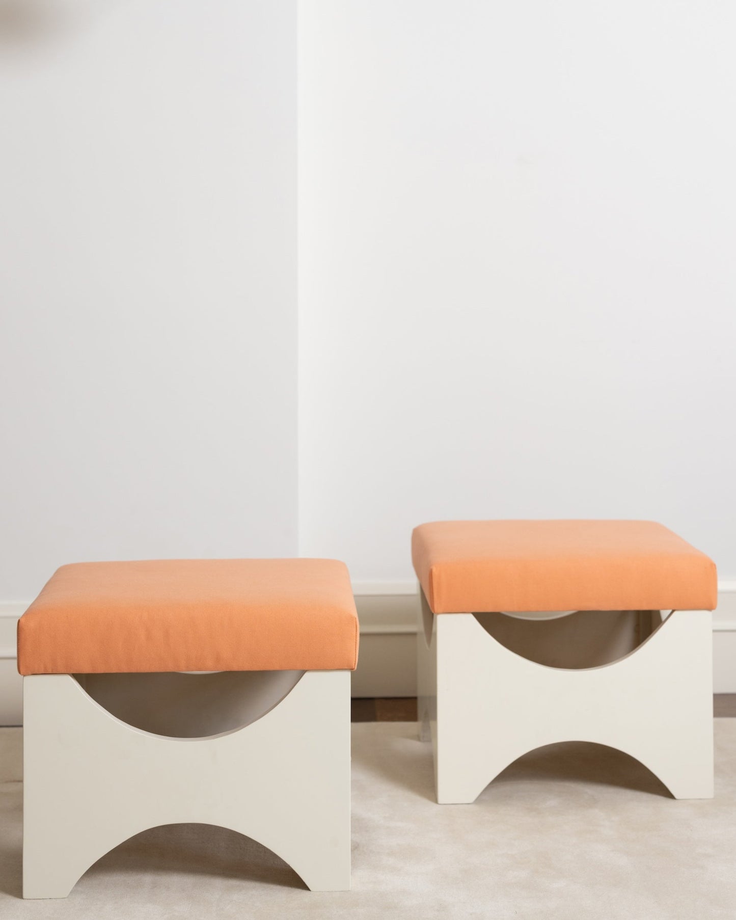 Pair of Stools, Ettore Sottsass, circa 1960s