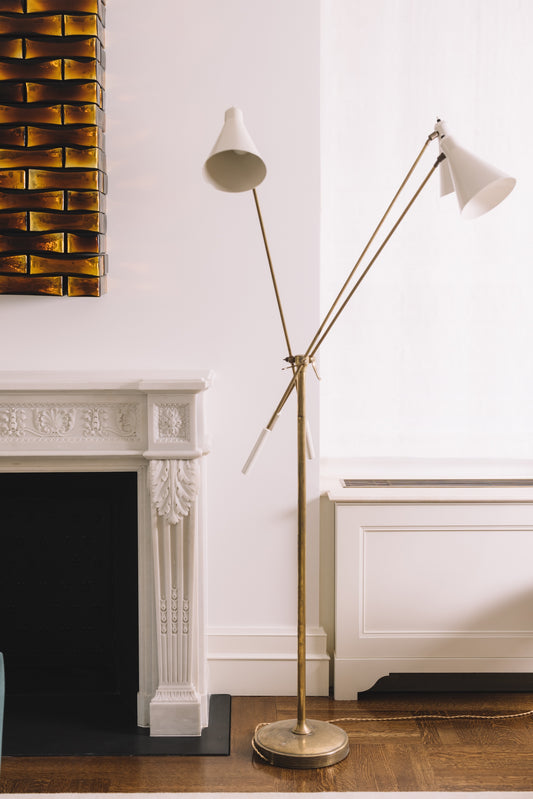 Three-Headed Floor Lamp, circa 1950s