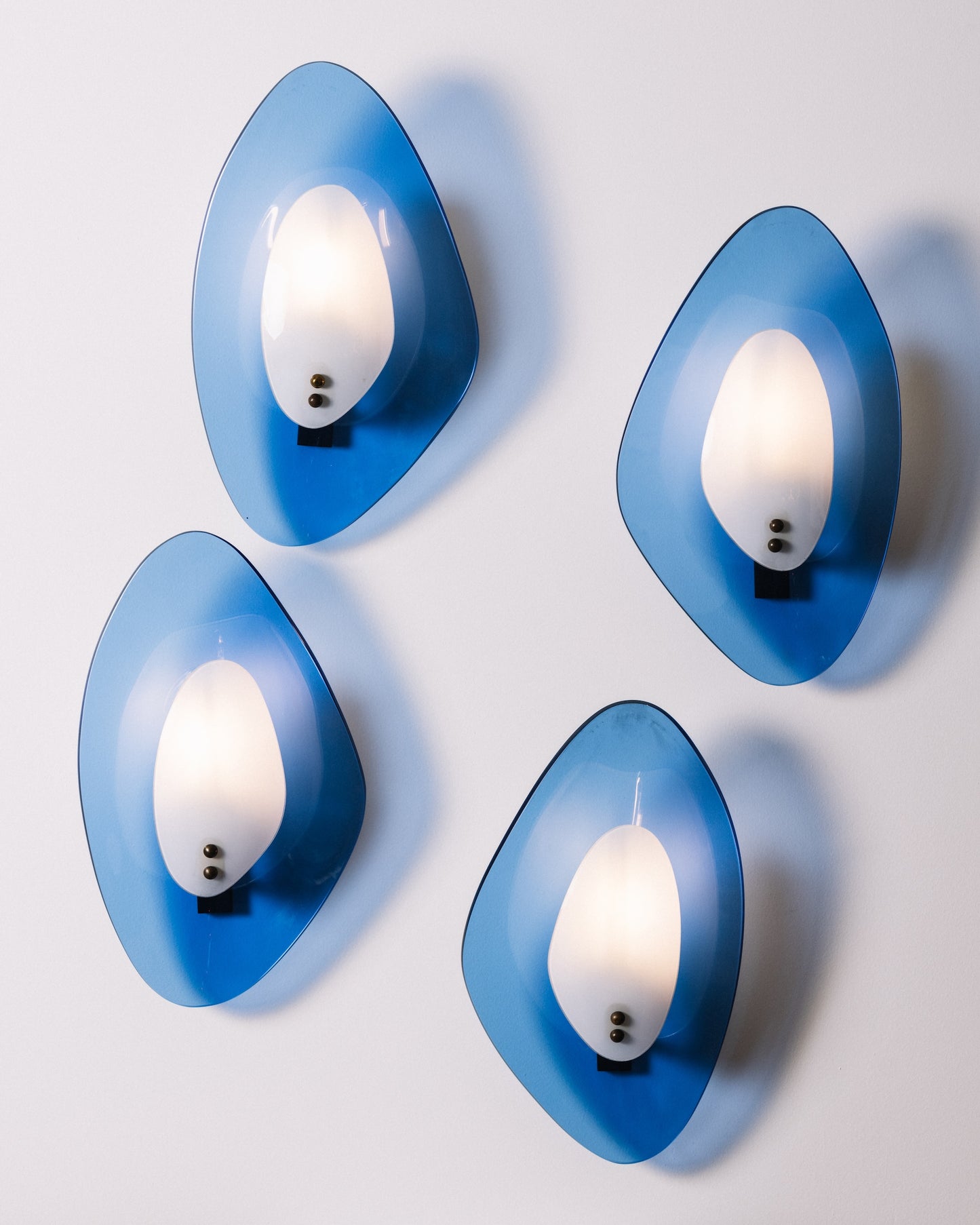 Four Murano Glass Sconces, circa 1960s