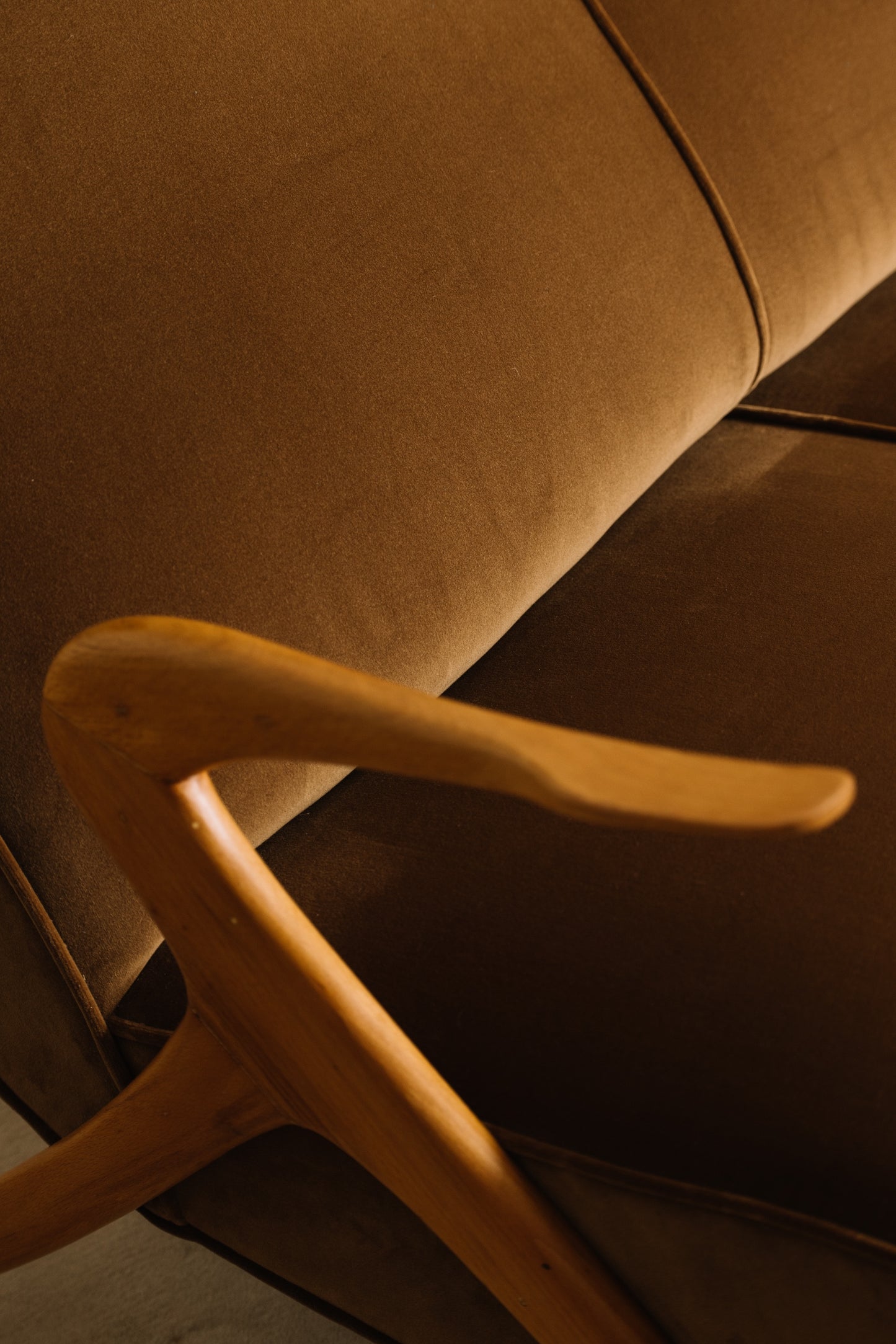 Sculptural Sofa, Malatesta & Mason, circa 1960s