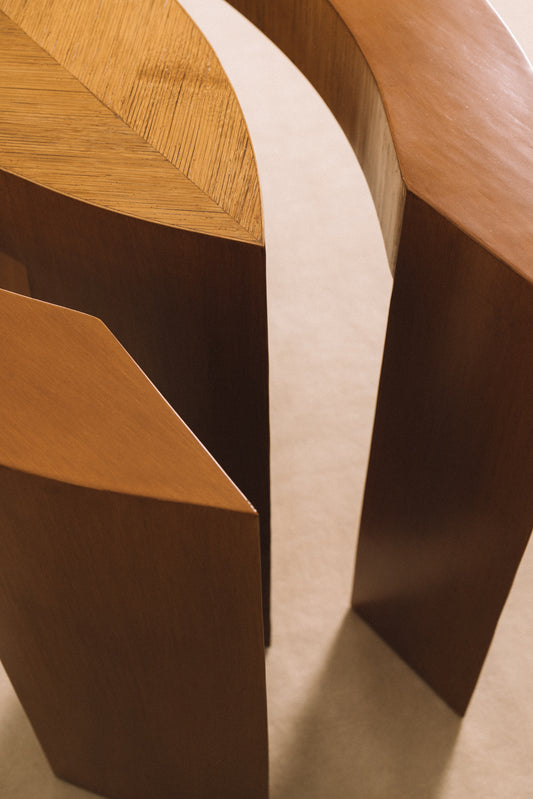 Brutalist Leaf Console, circa 1960s