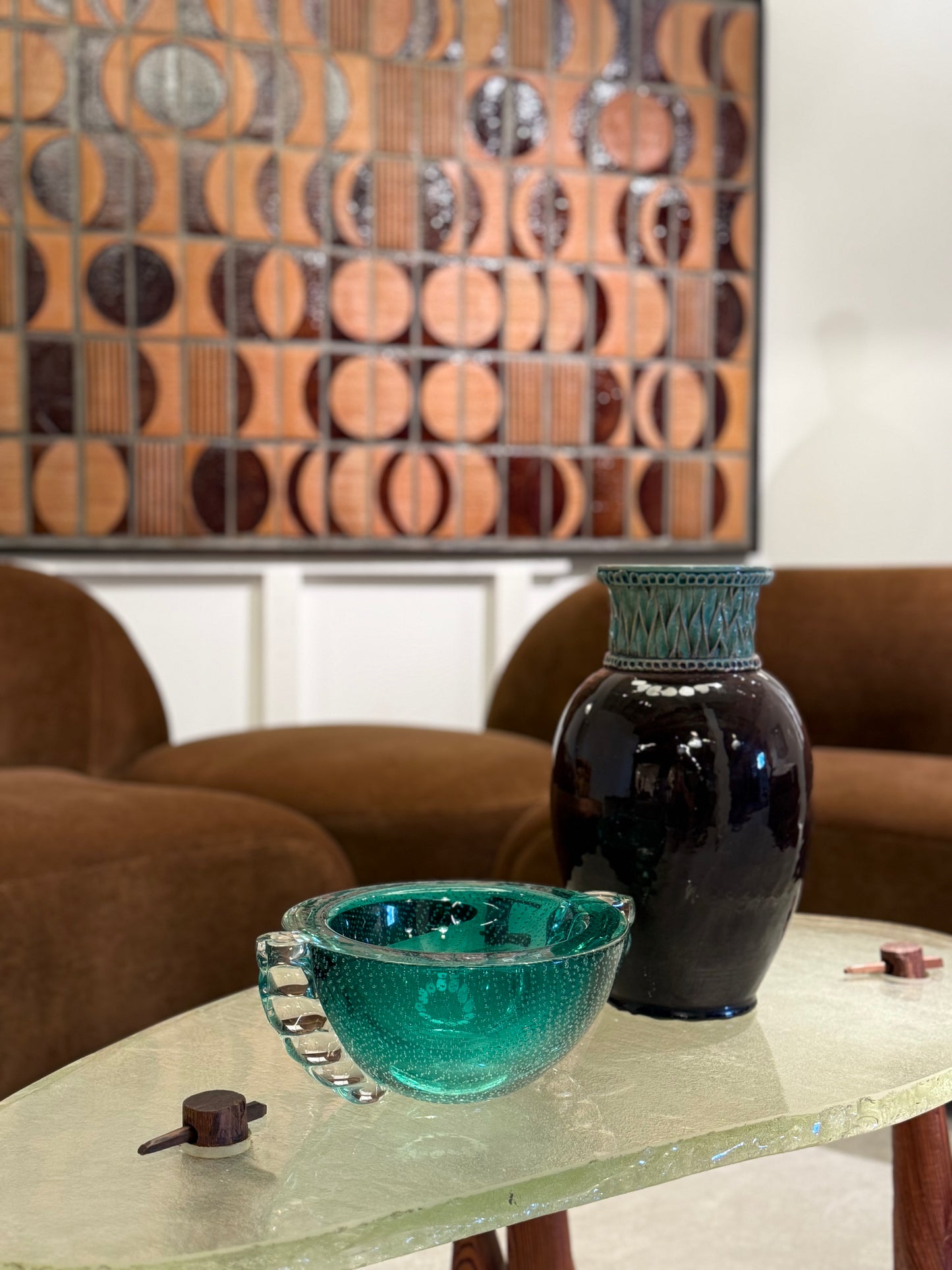 Ceramic Vase, Accolay, circa 1970