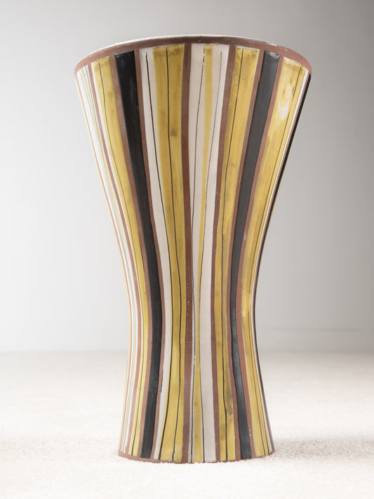 Roger Capron, Polychrome Ceramic Vase, Vallauris, circa 1960s