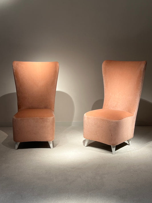 Cesare Lacca, Pair of Lounge Chairs, circa 1950