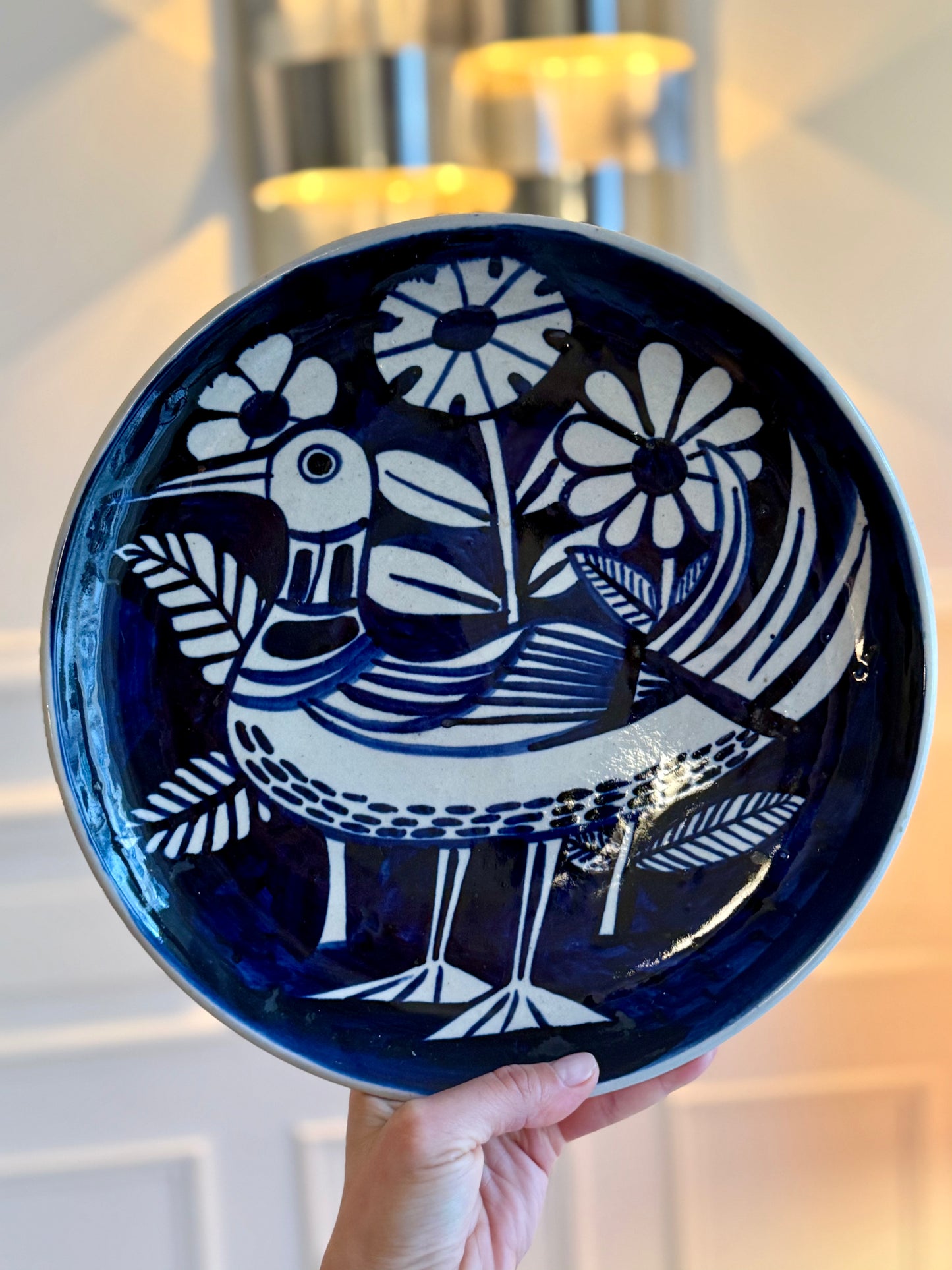 Decorative Ceramic Plate, Robert Picault, circa 1950