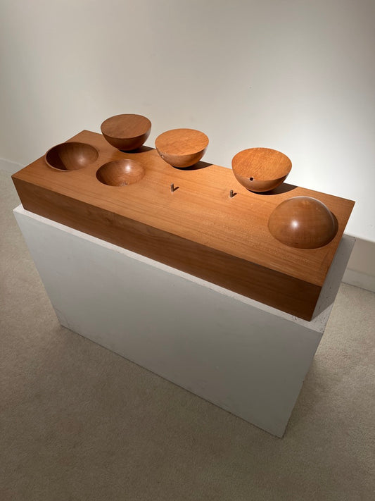 André Delessert, Kinetic Wooden Sculpture, circa 1970s