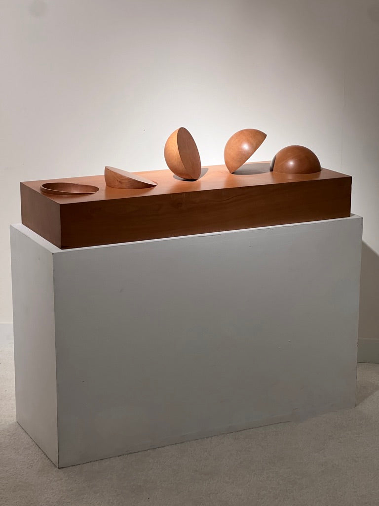 André Delessert, Kinetic Wooden Sculpture, circa 1970s
