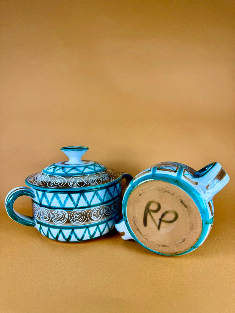 Pair of ceramic pots, Robert Picault, France, 1950