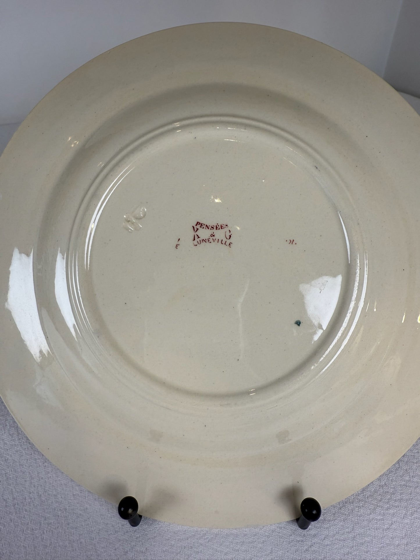 Dinnerware Set With Floral Decor, Luneville