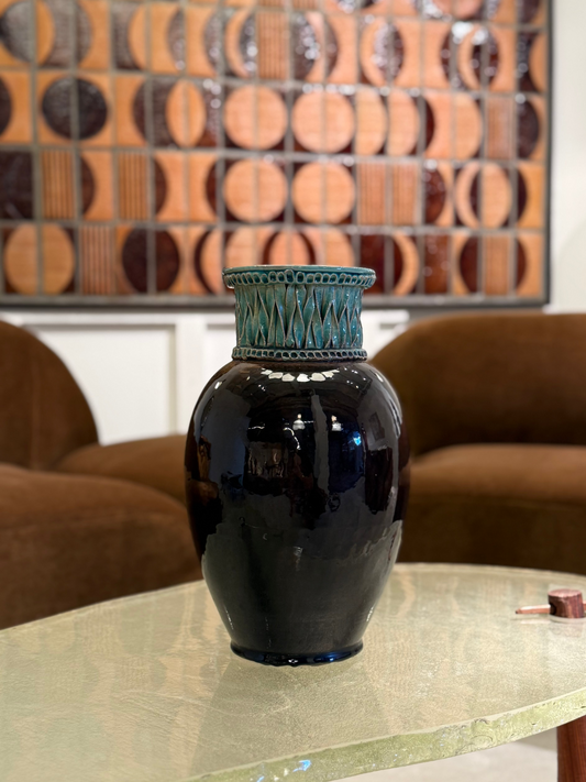 Ceramic Vase, Accolay, circa 1970