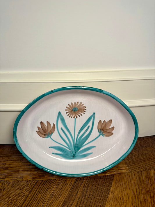 Ovale ceramic dish, Robert Picault, circa 1950