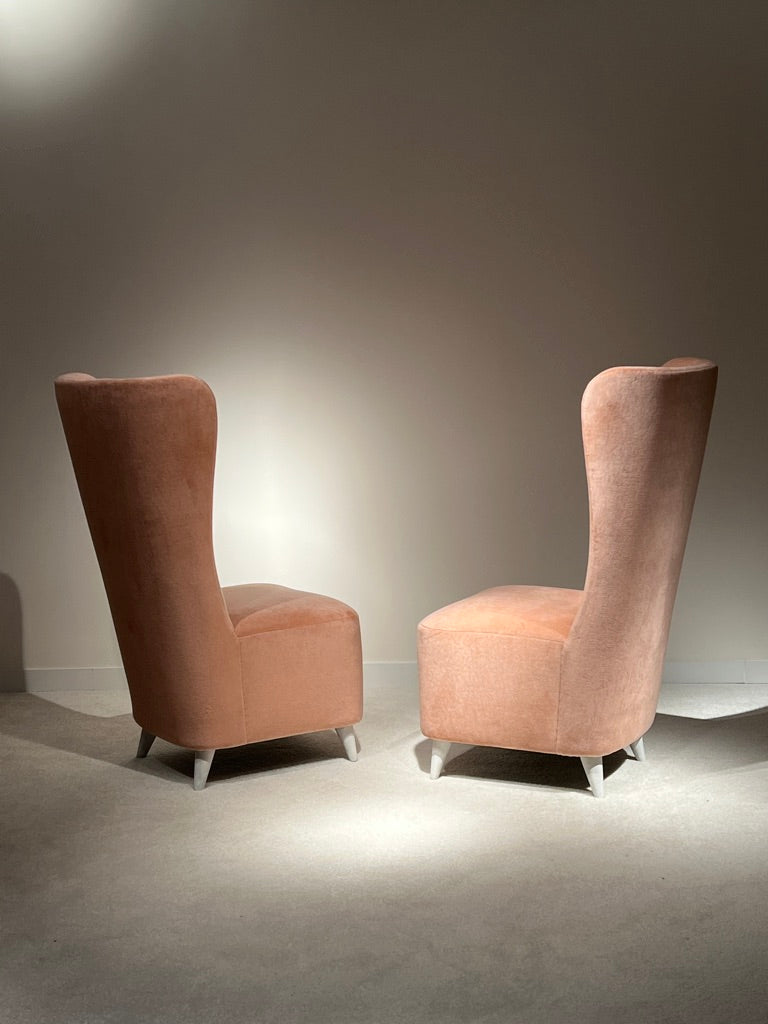 Cesare Lacca, Pair of Lounge Chairs, circa 1950