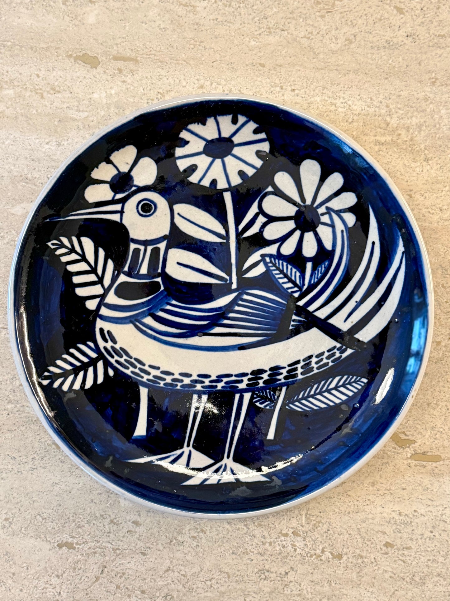 Decorative Ceramic Plate, Robert Picault, circa 1950
