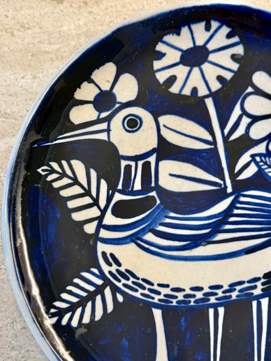 Decorative Ceramic Plate, Robert Picault, circa 1950