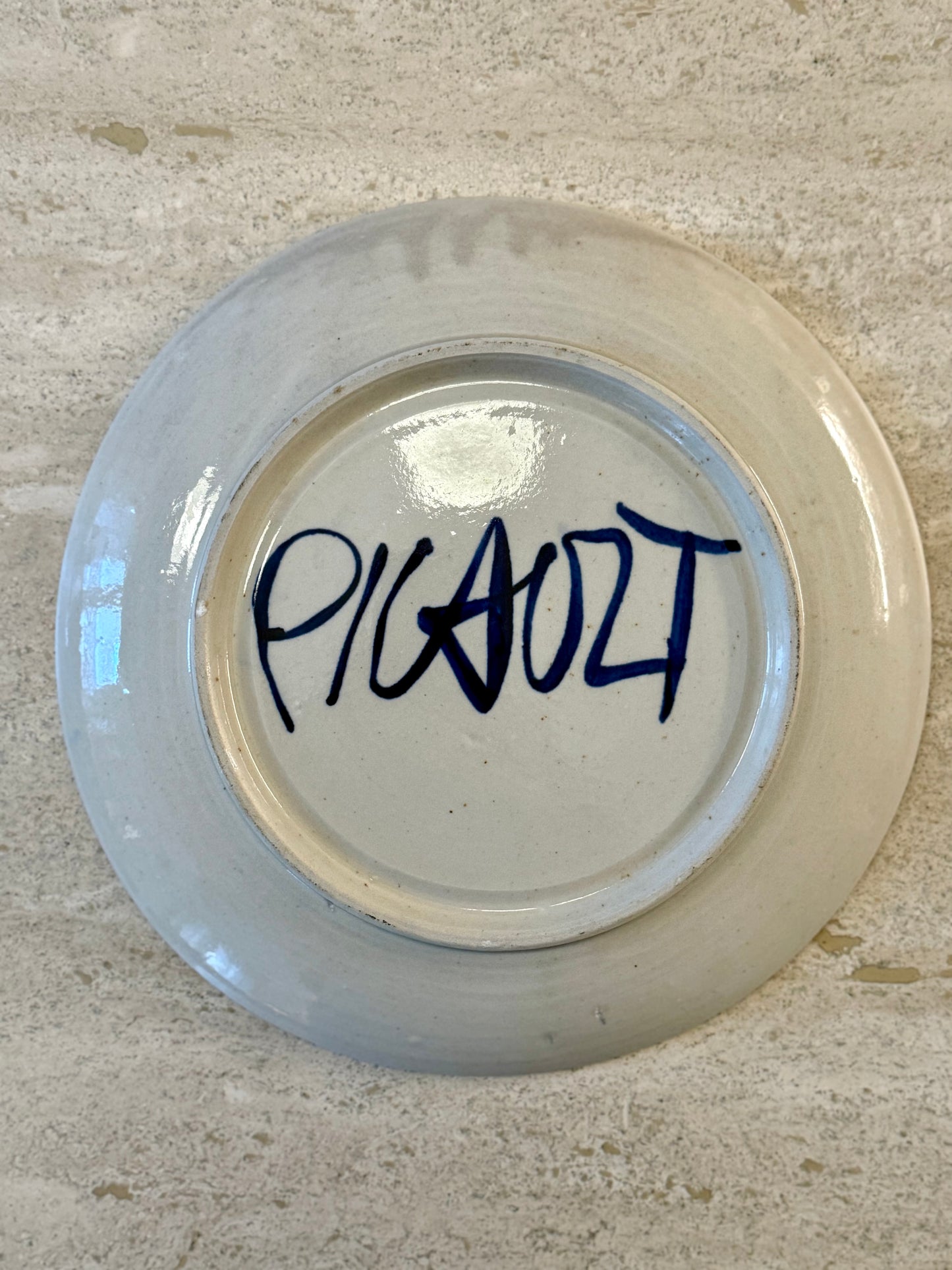 Decorative Ceramic Plate, Robert Picault, circa 1950