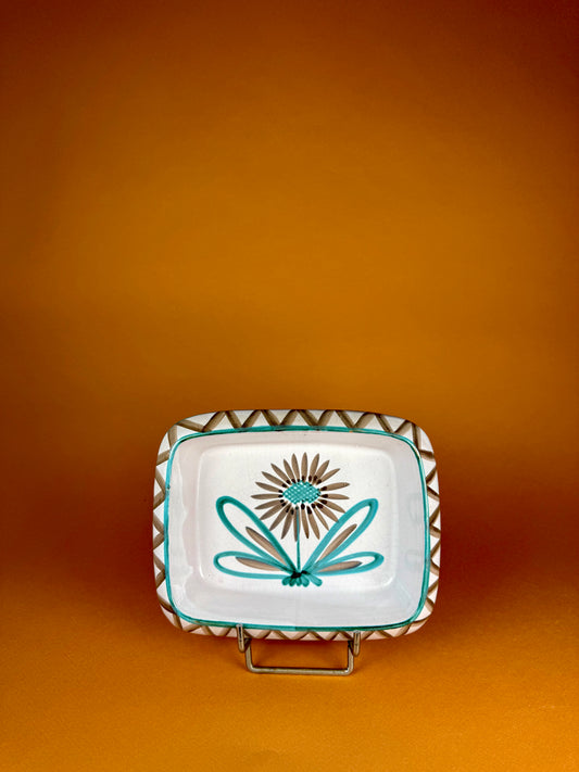 Set of four dishes, Collection “Flowers”, Robert Picault, circa 1950