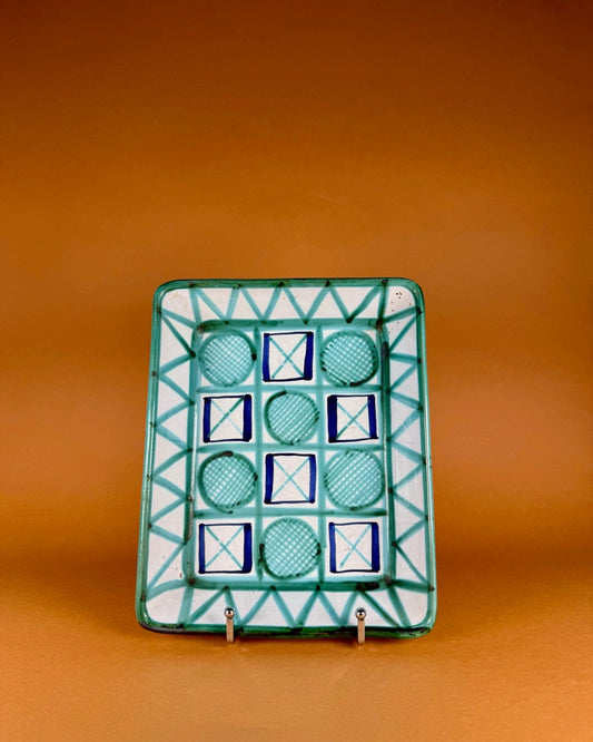 Rectangular ceramic dish, Robert Picault, circa 1950
