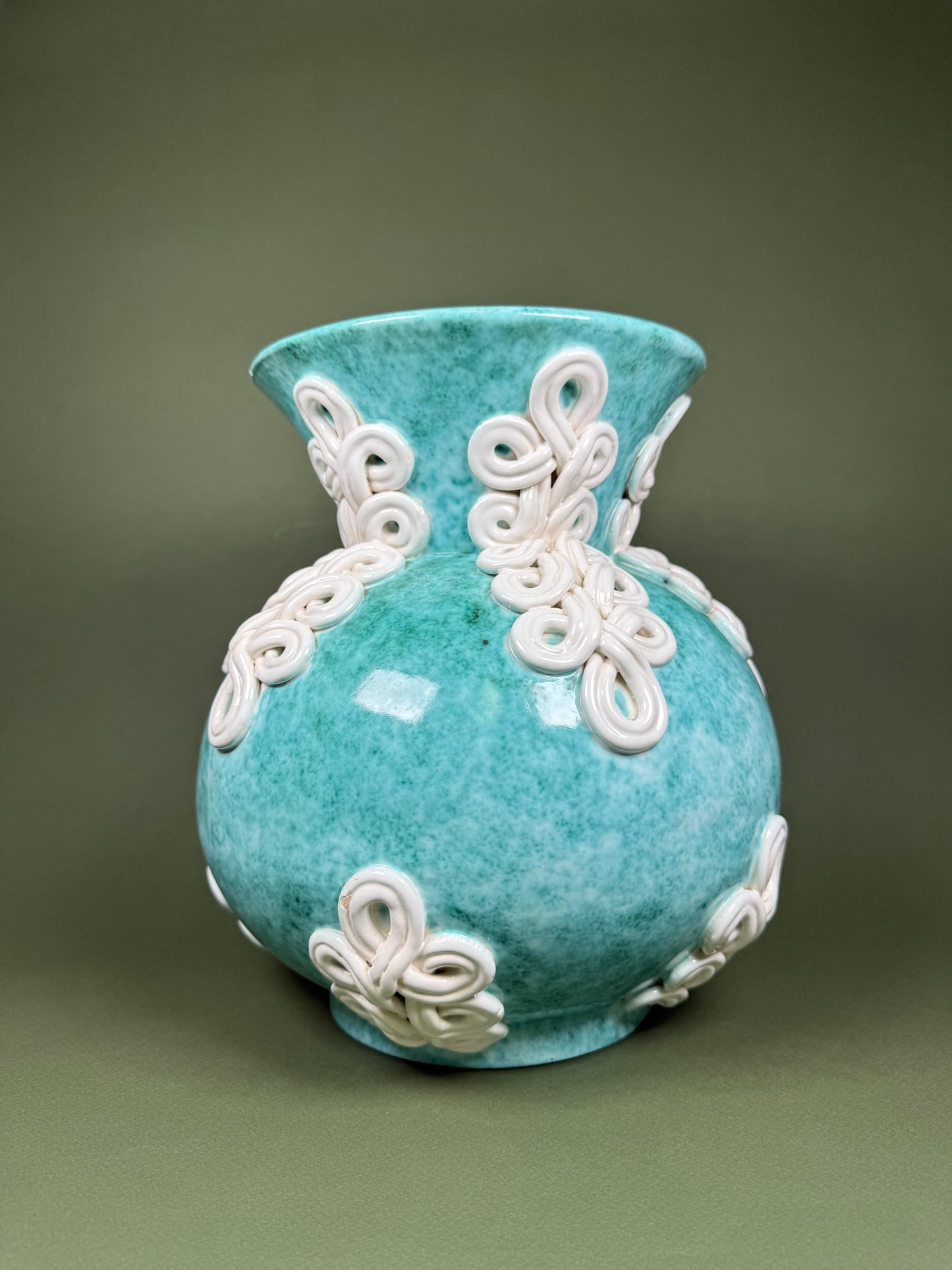 Large ceramic vase, Sainte Radegonde, circa 1940