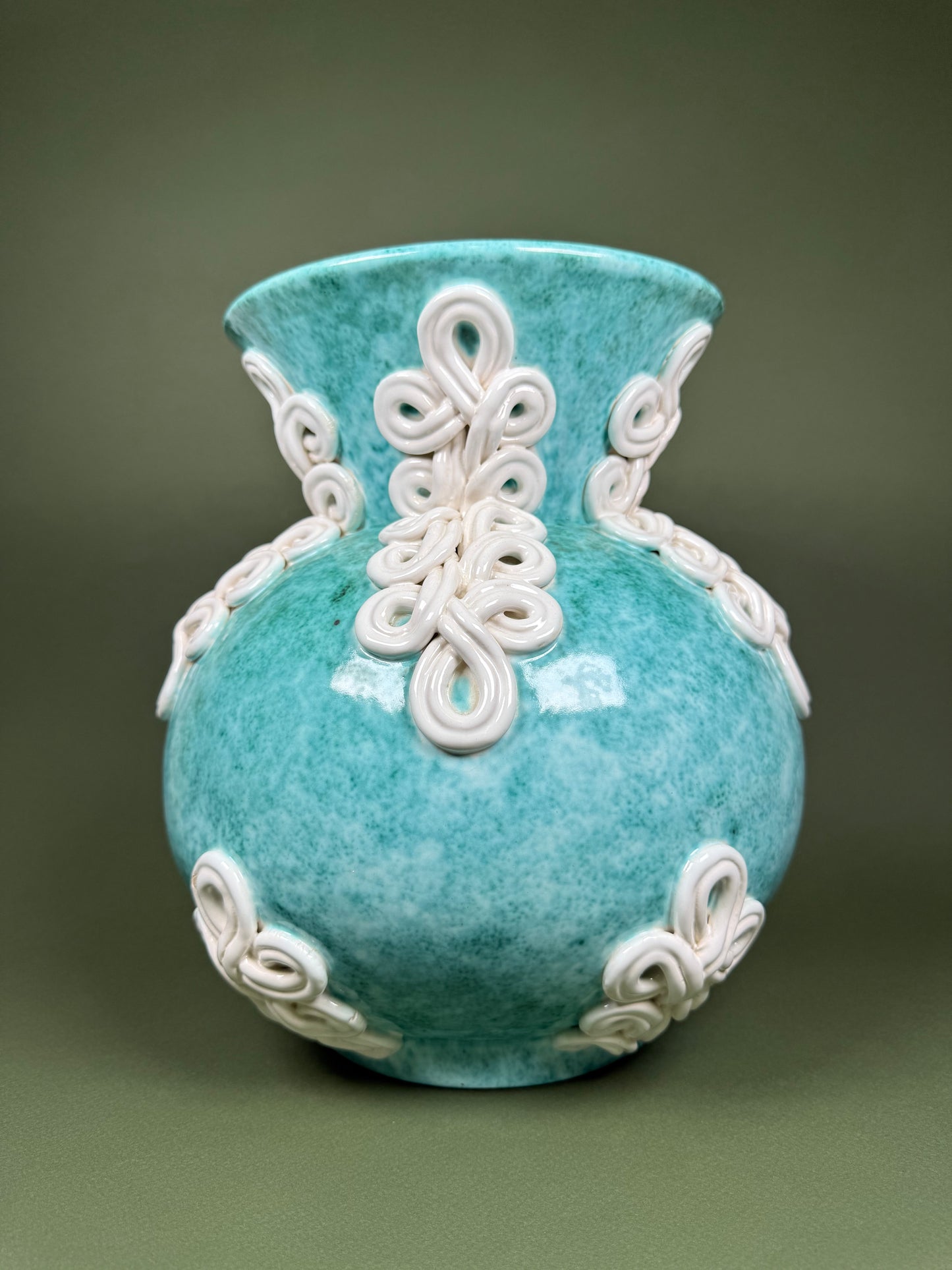 Large ceramic vase, Sainte Radegonde, circa 1940