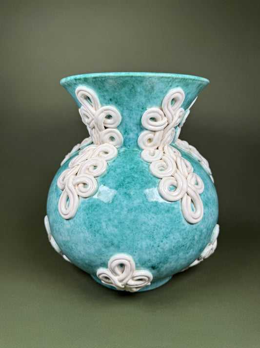 Large ceramic vase, Sainte Radegonde, circa 1940