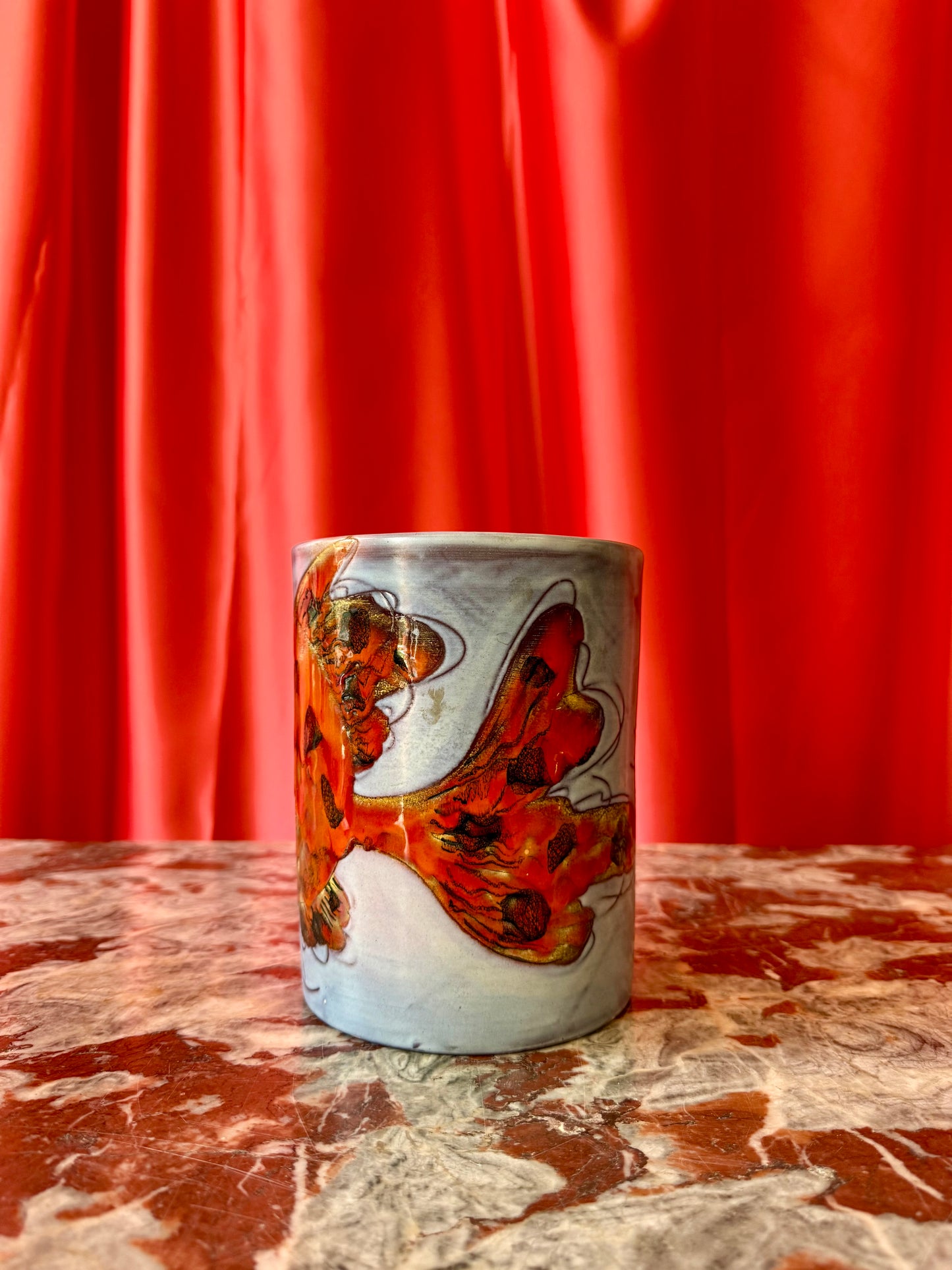 Ceramic Fish Set by Monique Brunner, circa 1950