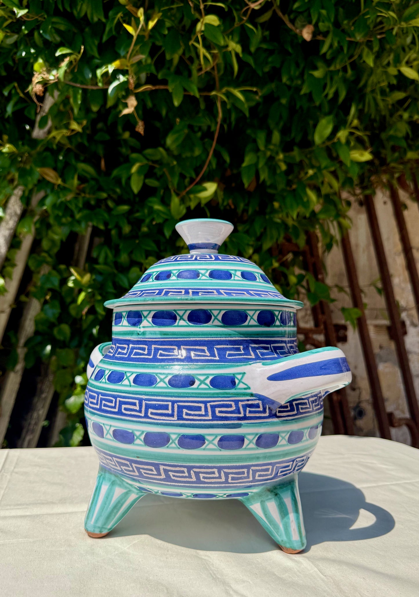 Mid-Century Robert Picault Ceramic Tableware Set, France, circa 1950
