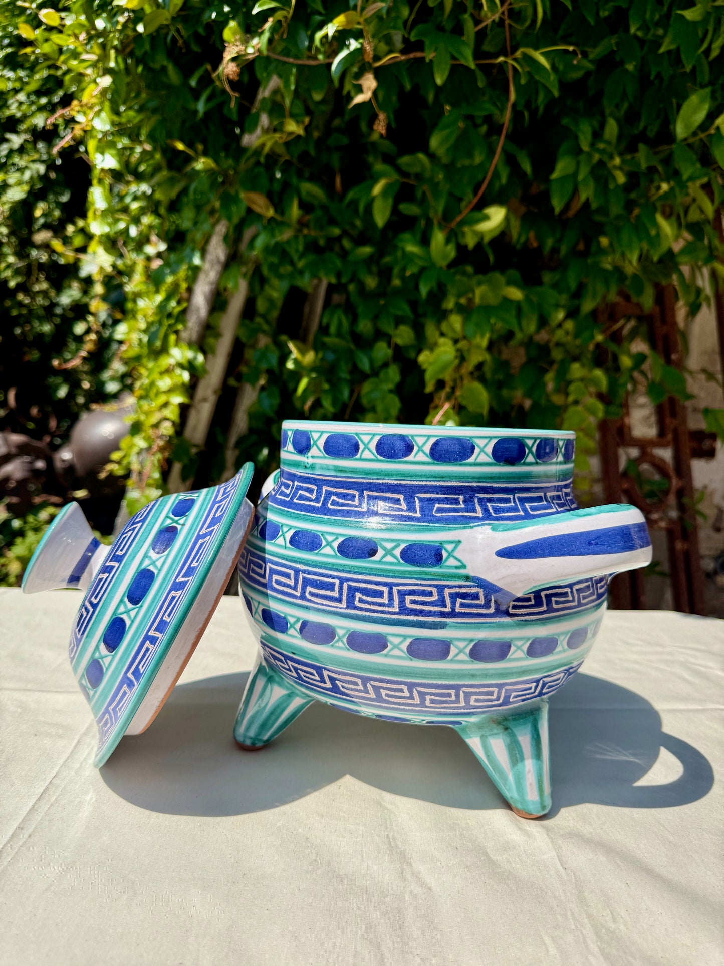 Mid-Century Robert Picault Ceramic Tableware Set, France, circa 1950