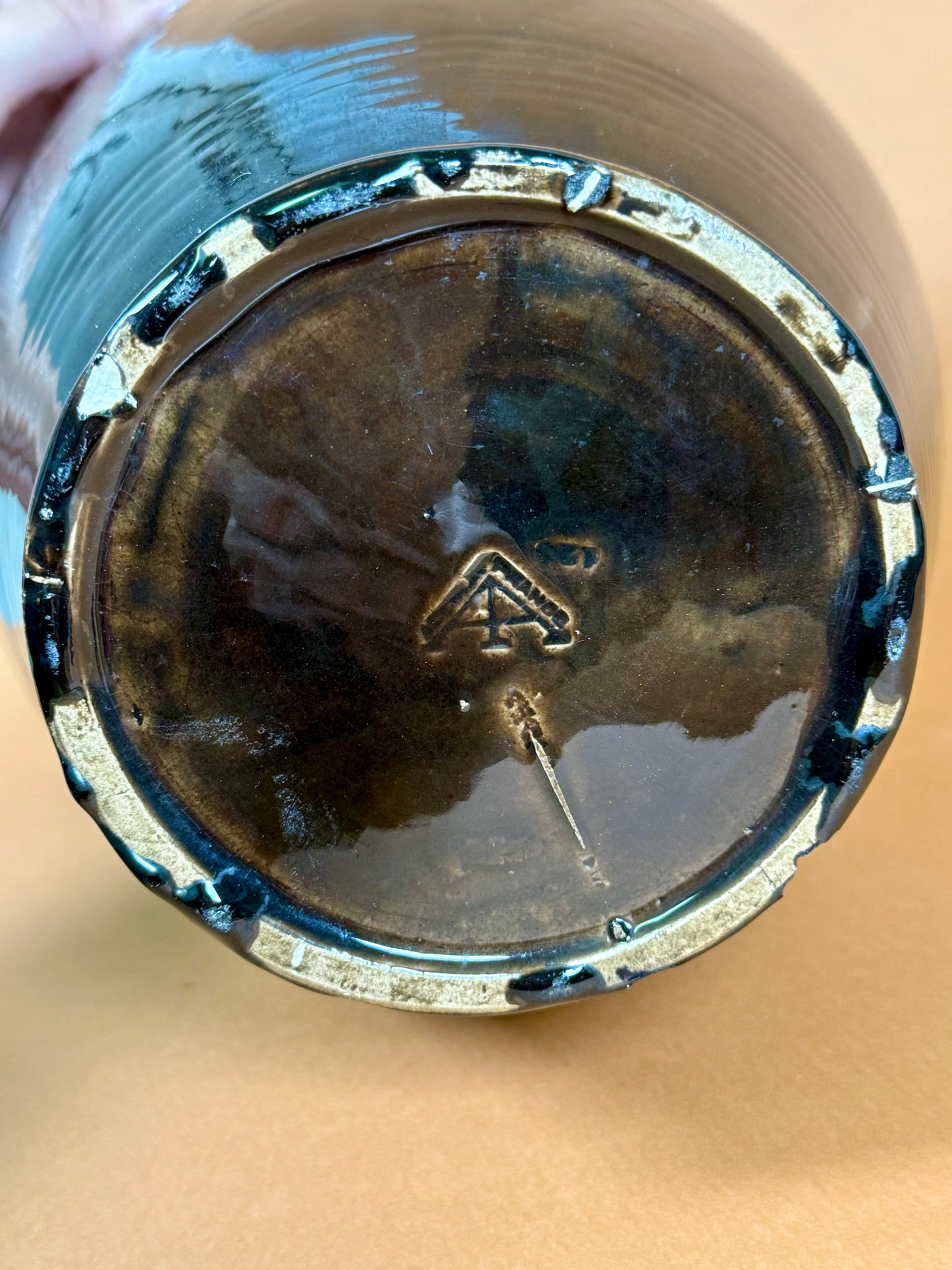 Ceramic Vase, Accolay, circa 1970