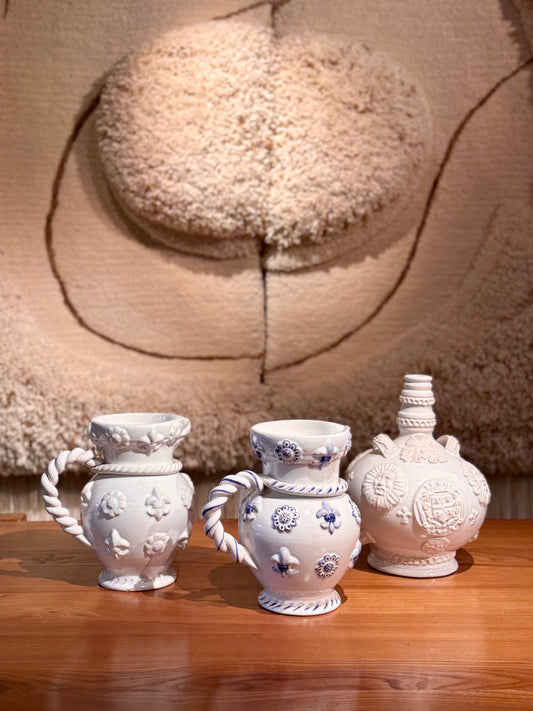 Pair of Tessier ceramic Jugs, France