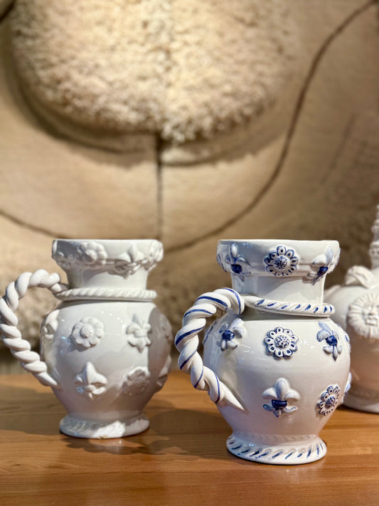 Pair of Tessier ceramic Jugs, France