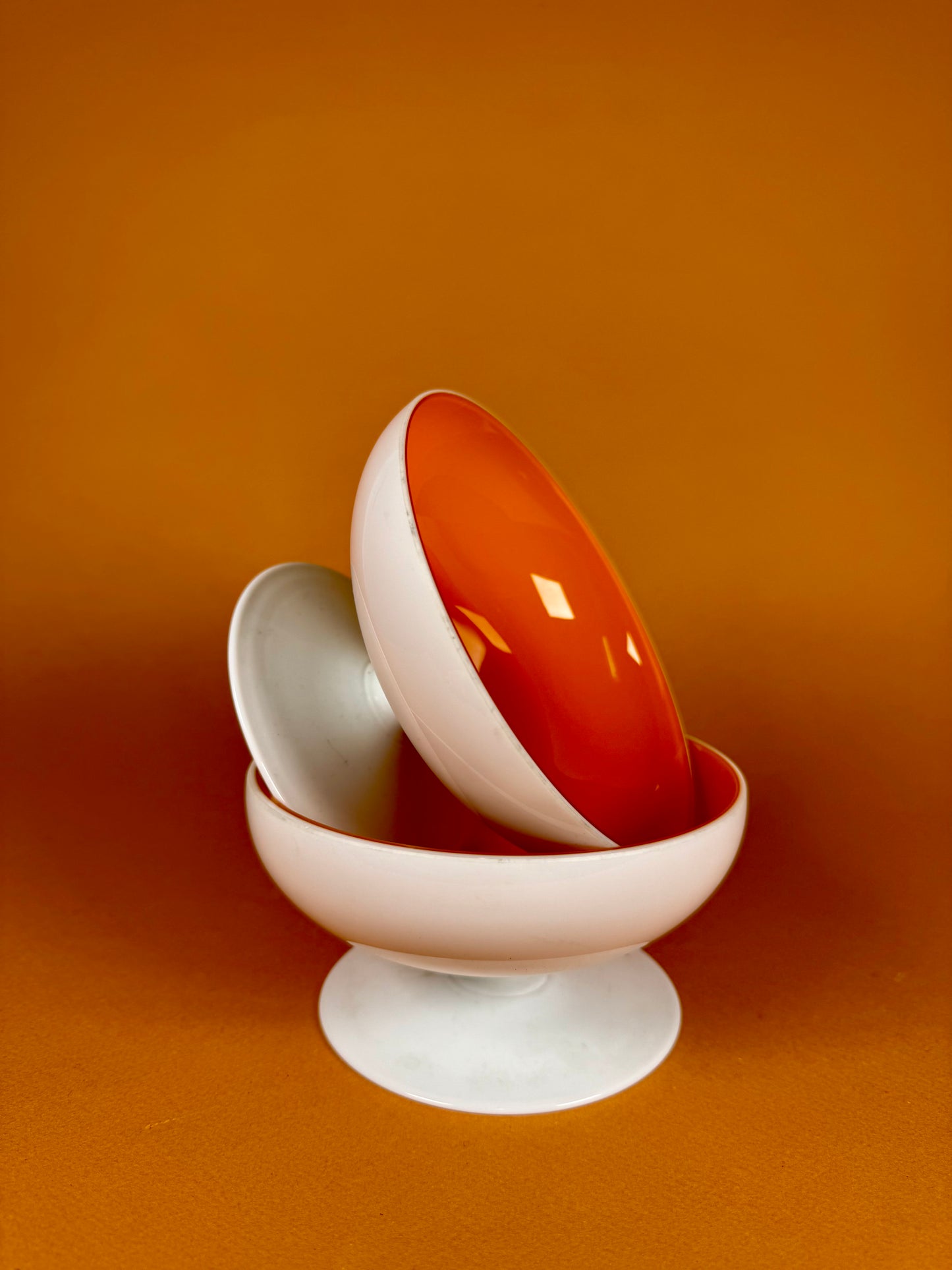 Pair of 1970s Murano Glass Coupes