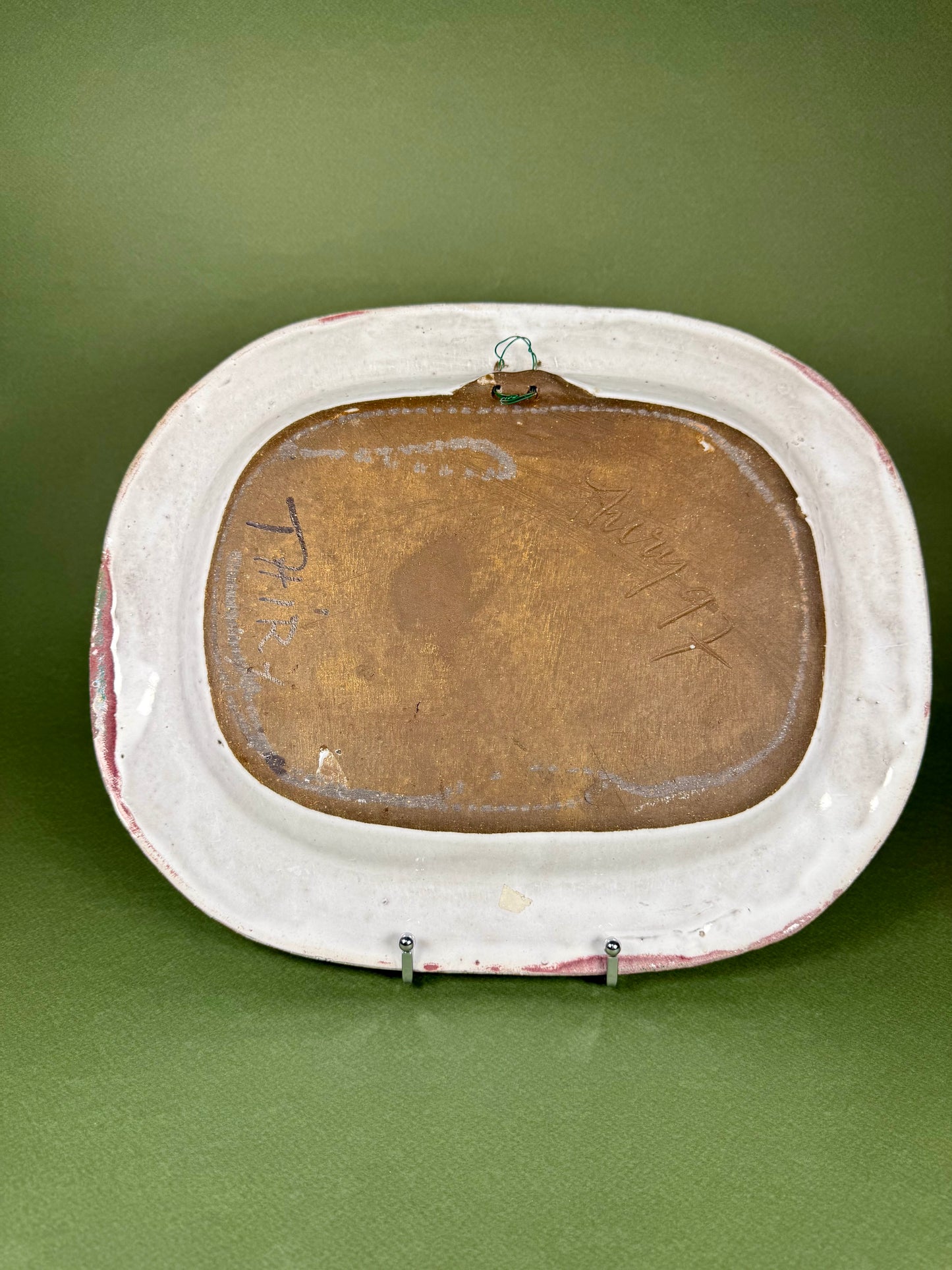 Large Ceramic Platter by Albert Thiry, France