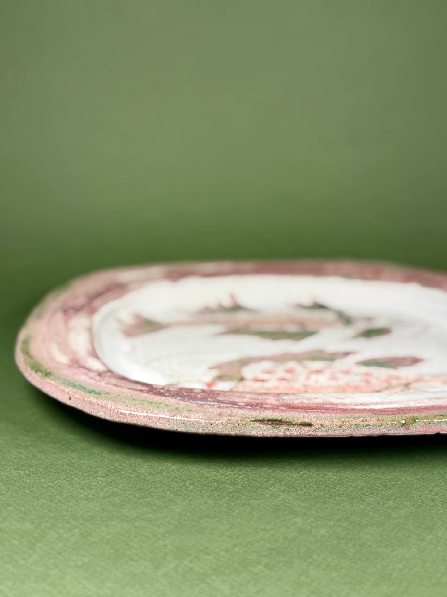 Large Ceramic Platter by Albert Thiry, France